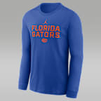 Florida Sideline Men's Jordan Brand Dri-FIT College Long-Sleeve T-Shirt