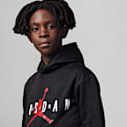 Sudadera con gorro sin cierre para niños talla grande Jordan