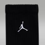 Meias de cano médio Baseline Jordan Júnior (3 pares)