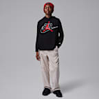 ジョーダン ジュニア Jumpman Air フーデッド ロングスリーブ Tシャツ