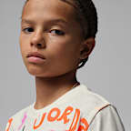 Playera Air Jordan World Tour Merch para niños talla grande Jordan
