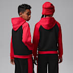 Sudadera con gorro sin cierre Jordan Air para niños talla grande
