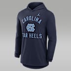 North Carolina Campus Arch Men's Jordan Brand Dri-FIT College Long-Sleeve Hooded T-Shirt