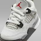 ジョーダン 4 レトロ "White Cement" ベビーシューズ
