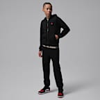 Bluza z kapturem i zamkiem na całej długości dla dużych dzieci Jordan Brooklyn Fleece