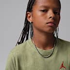 Jordan Big Kids' Acid Wash T-Shirt