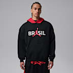 Sudadera con gorro sin cierre para hombre Jordan Brooklyn Fleece
