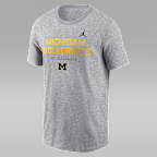 Michigan Courtside Basketball Men's Jordan Brand Dri-FIT College T-Shirt