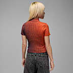 エア ジョーダン ウィメンズ フルジップ ニット トップ