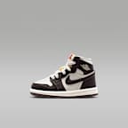 Tenis para bebé e infantil Jordan 1 Retro High OG - Marrón barroco/Raíz de Rubia claro/Vela