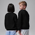 Playera de cuello redondo para niños talla pequeña Jordan Brooklyn Fleece