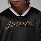 Jordan Mountainside-velourkjole til større børn