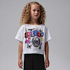 Playera Air con collage para niños talla pequeña Jordan