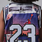 Jersey estampado para niños talla pequeña Jordan 23