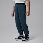 Conjunto de 2 piezas con sudadera con gorro sin cierre para niños talla pequeña Jordan Brooklyn Fleece