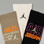 Jordan Kids' Legendary Crew Socks (3 Pairs)