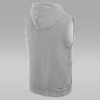 Sudadera con gorro sin cierre sin mangas universitaria marca Jordan Dri-FIT para hombre North Carolina Sideline