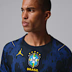 Brazil 2026 Match Away Men's Jordan Aero-FIT Football Authentic Shirt