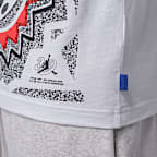 Playera de cuello redondo con diseño de Bugs Bunny para hombre Jordan Brooklyn Space Jam