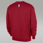 Miami Heat Statement Essentials Men's Jordan NBA Fleece Crew-Neck Sweatshirt