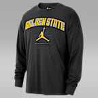 Golden State Warriors Essential Jordan NBA-T-Shirt mit langen Ärmeln für Herren