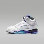 Air Jordan 5 Retro "Grape" Big Kids' Shoes