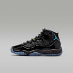 Air Jordan 11 Retro "Gamma" Big Kids' Shoes - Black/Black/Varsity Maize/Gamma Blue