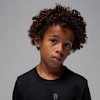 Playera de manga larga Jumpman Drip para niños talla pequeña Jordan