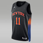 New York Knicks 2025/26 Statement Edition Men's Nike Dri-FIT NBA Swingman Jersey - Black