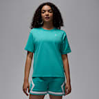 Washed Teal/White