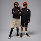 조던 브루클린 프렌치 테리 주니어 크루 탑