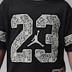 Playera de encaje floral para niños talla pequeña Jordan