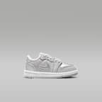 Jordan 1 Retro Low 'Silver' Baby/Toddler Shoes