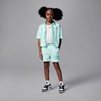 Jordan Dri-FIT Training Camp Little Kids' Jumpman Mesh Shorts