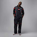 Jordan Brooklyn 男款印花透氣長褲