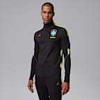 Brazil Strike Men's Jordan Dri-FIT Football Knit Drill Top