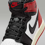 Jordan 1 Retro High OG "Black Toe"-sko til mindre børn