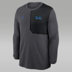 UCLA Sideline Coach Men's Jordan Brand Dri-FIT College Long-Sleeve Top