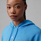 Sudadera con gorro de tejido Fleece Dri-FIT para mujer Jordan Sport Crossover