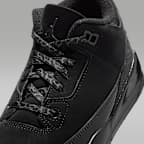 Tenis para niños de preescolar Jordan 3 Retro "Medium Olive"