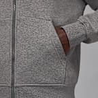 Sudadera con gorro de cierre completo para hombre Jordan Brooklyn Fleece