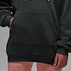 Jordan Jumpman Club Big Kids' Oversized Satin Pullover Hoodie