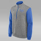 UCLA Club Men's Jordan Brand College 1/2-Zip Crew