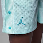 Jordan Dri-FIT Training Camp Big Kids' Jumpman Mesh Shorts