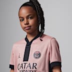 Jersey de fútbol Jordan Dri-FIT Replica del Paris Saint-Germain alternativo 2024/25 Stadium para niños talla grande