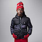 Jordan Pom Beanie Set Big Kids 2-Piece Set