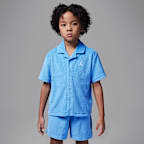 Conjunto de campamento de tela de felpa de dos piezas para niños talla pequeña Jordan