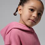 Conjunto de 2 piezas de sudadera con gorro sin cierre infantil Jordan She's An All Star