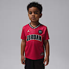 Conjunto de jersey deportivo y shorts de malla infantil Jordan