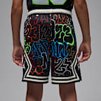 Shorts deportivos Diamond estampados MJ para niños talla grande Jordan Dri-FIT